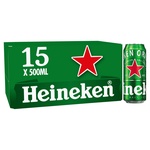 Heineken 500ml Cans 15 Pack